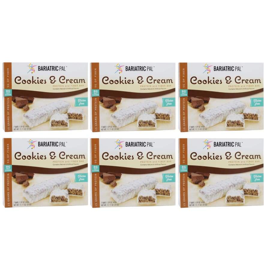 BariatricPal Divine 15g Protein & Fiber Bars - Cookies & Cream - High-quality Protein Bars by BariatricPal at BariatricPal Store