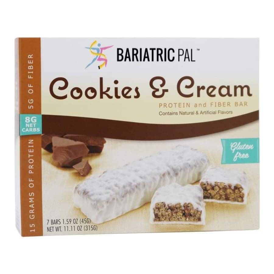 BariatricPal Divine 15g Protein & Fiber Bars - Cookies & Cream - High-quality Protein Bars by BariatricPal at BariatricPal Store