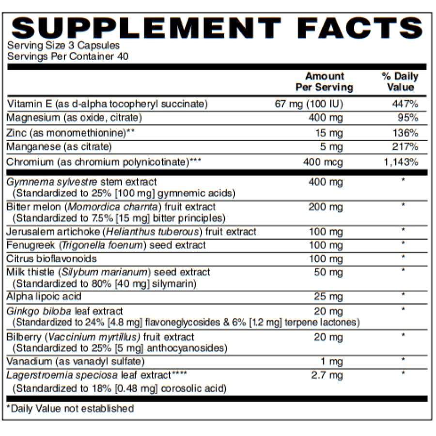 Glucose Support Capsules by BariatricPal - Helps Support Normal Blood Sugar Balance - High-quality Glucose Support by BariatricPal at BariatricPal Store