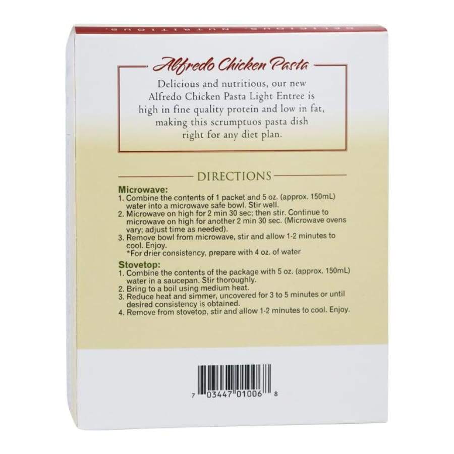 BariatricPal High Protein Light Entree - Chicken Alfredo Pasta - High-quality Entrees by BariatricPal at BariatricPal Store