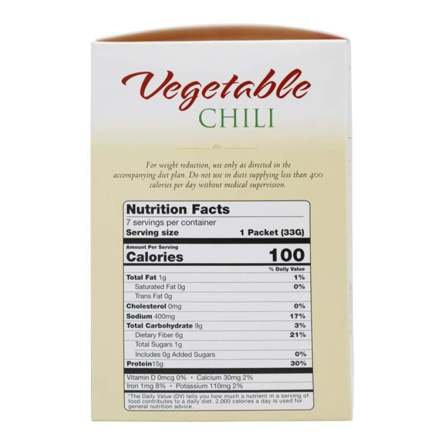BariatricPal High Protein Light Entree - Vegetable Chili with Beans - High-quality Entrees by BariatricPal at BariatricPal Store
