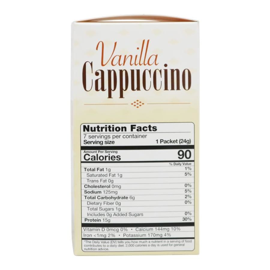 Bariatricpal Hot Cappuccino Protein Drink - Vanilla - High-quality Hot Drinks by BariatricPal at BariatricPal Store