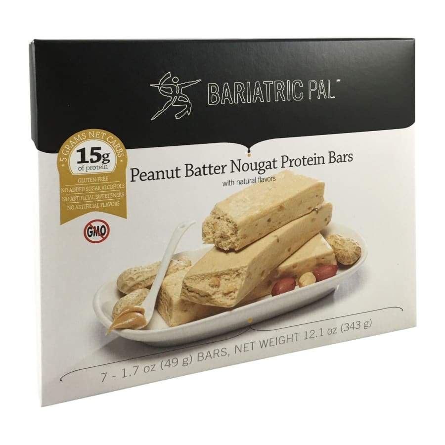 BariatricPal Low Carb Protein & Fiber Bars - Peanut Batter Nougat - High-quality Protein Bars by BariatricPal at BariatricPal Store
