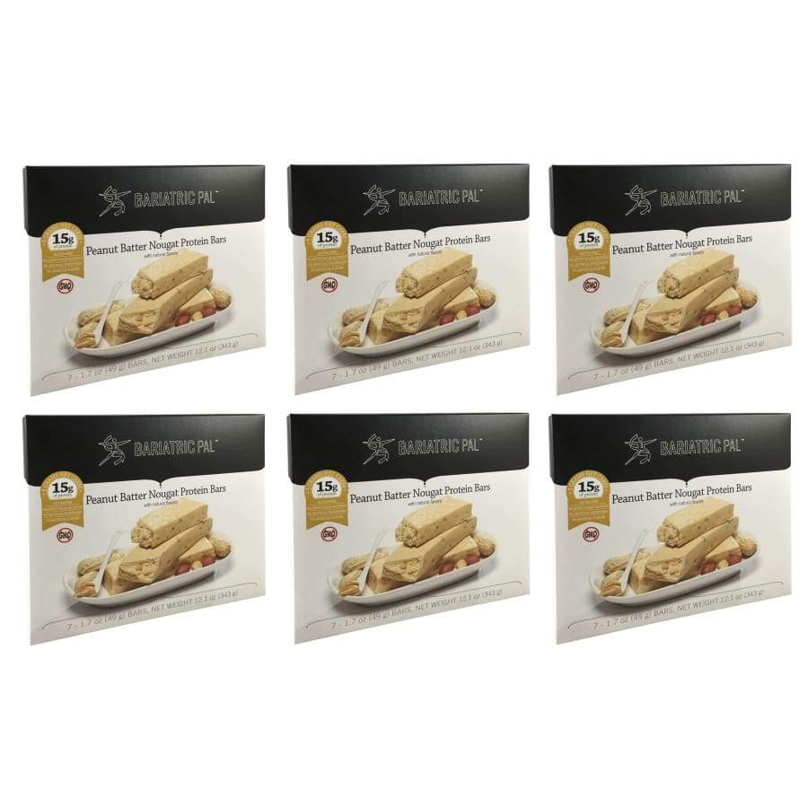 BariatricPal Low Carb Protein & Fiber Bars - Peanut Batter Nougat - High-quality Protein Bars by BariatricPal at BariatricPal Store