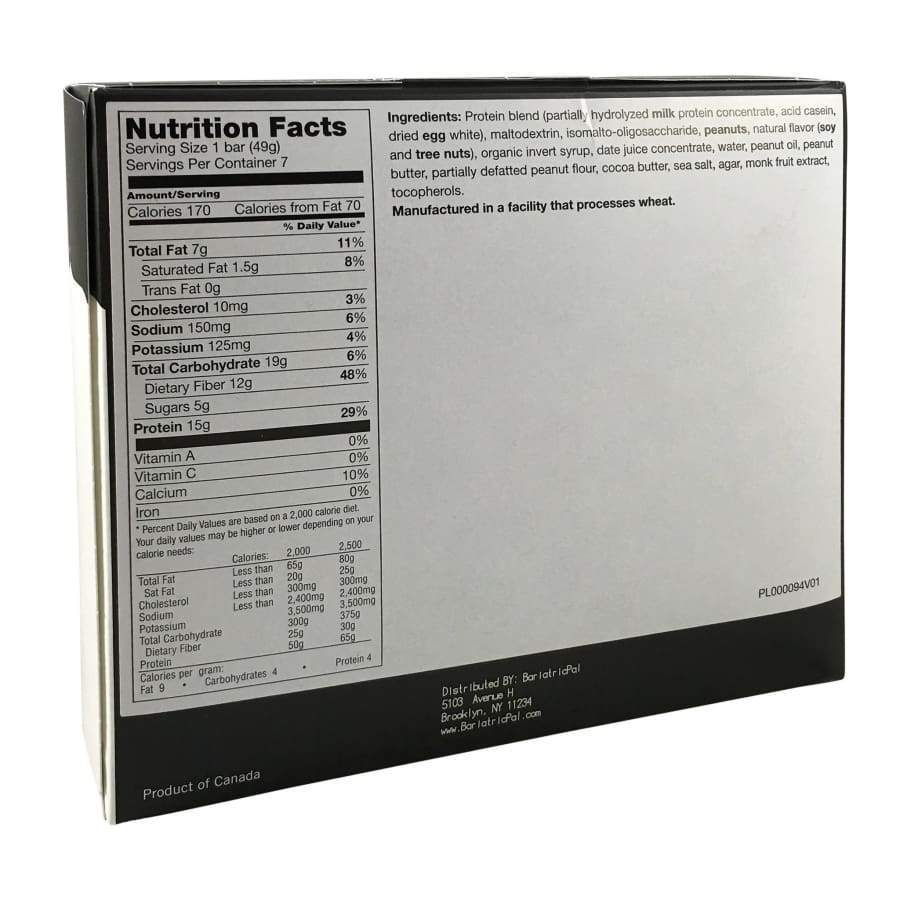 BariatricPal Low Carb Protein & Fiber Bars - Peanut Batter Nougat - High-quality Protein Bars by BariatricPal at BariatricPal Store