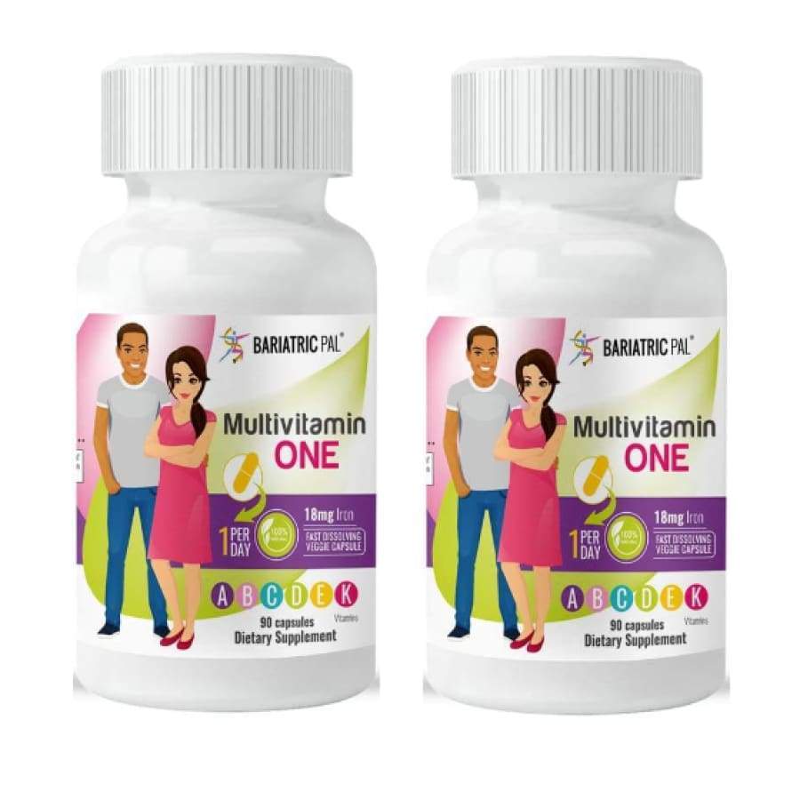 BariatricPal Multivitamin ONE "1 per Day!" Bariatric Multivitamin Capsule with 18mg Iron - High-quality Multivitamins by BariatricPal at BariatricPal Store