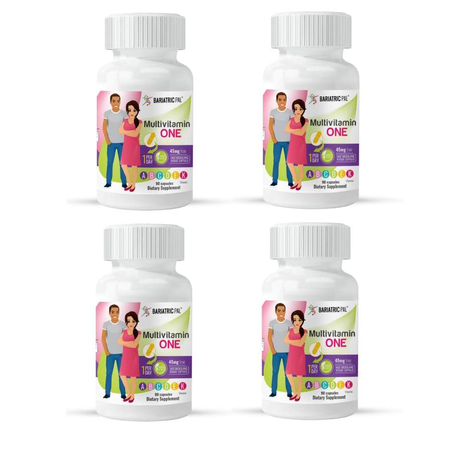 BariatricPal Multivitamin ONE "1 per Day!" Bariatric Multivitamin Capsule with 45mg Iron - High-quality Multivitamins by BariatricPal at BariatricPal Store