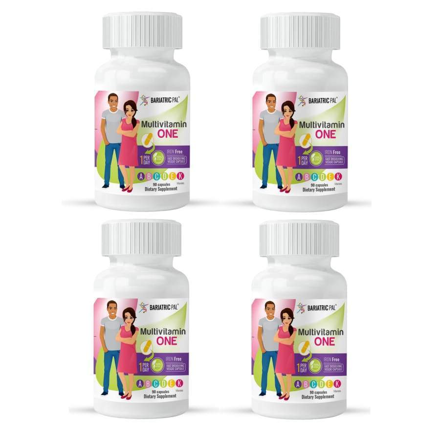BariatricPal Multivitamin ONE "1 per Day!" Bariatric Multivitamin Capsule - Iron Free - High-quality Multivitamins by BariatricPal at BariatricPal Store