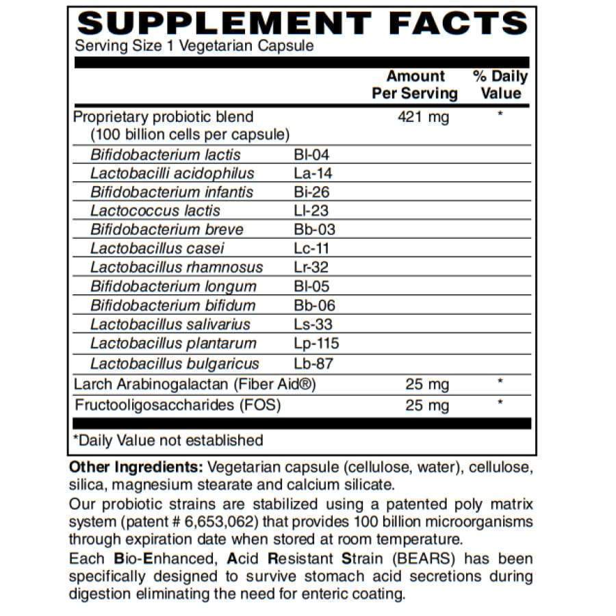 Prebiotic & Probiotic 100 Billion CFU Gastrointestinal & Immune Health Capsules (30ct) by BariatricPal - High-quality Probiotic by BariatricPal at BariatricPal Store