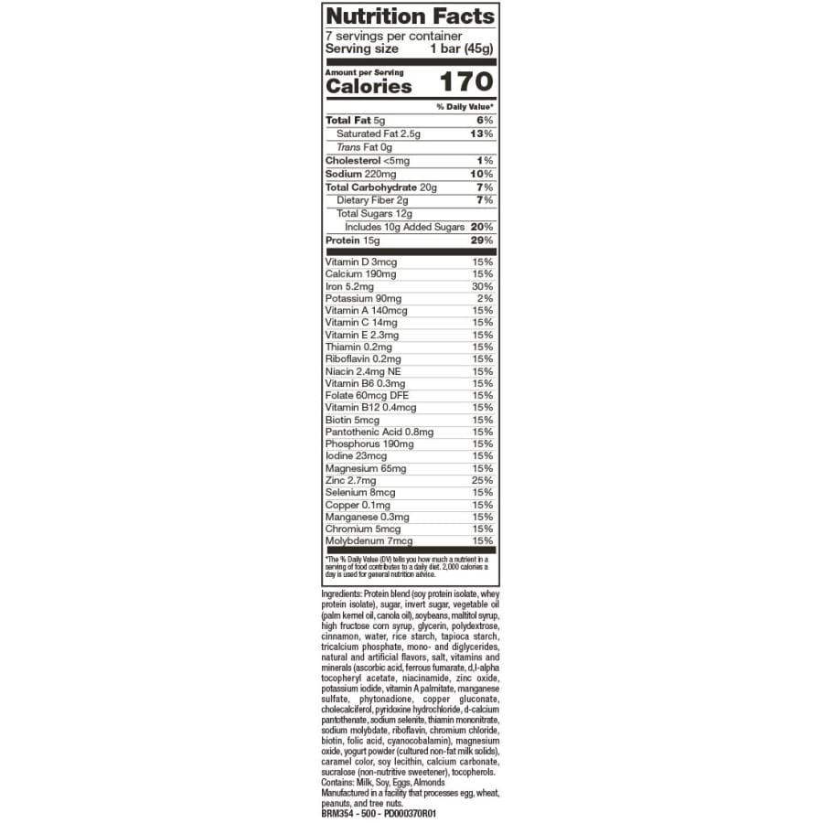 BariatricPal Protein Bars - Cinnamon Crunch - High-quality Protein Bars by BariatricPal at BariatricPal Store