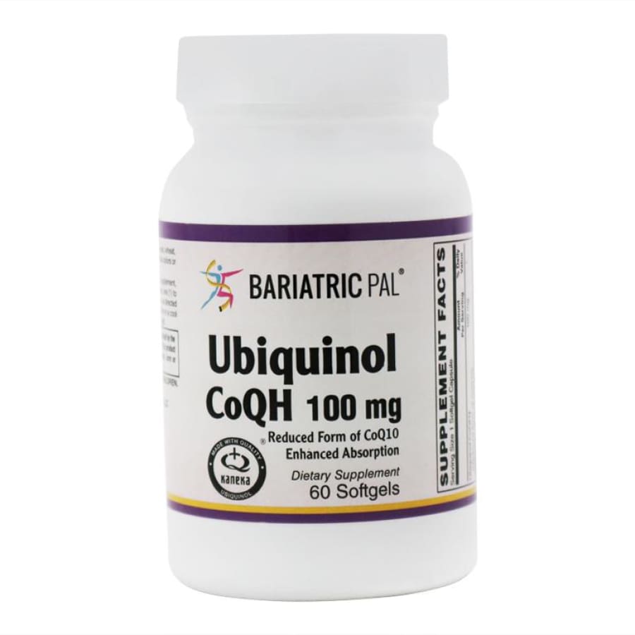 Ubiquinol CoQH Reduced Form of CoQ10 for Enhanced Absorption - Easy Swallow Softgels by BariatricPal - High-quality COQ10 by BariatricPal at BariatricPal Store