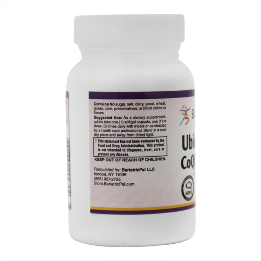 Ubiquinol CoQH Reduced Form of CoQ10 for Enhanced Absorption - Easy Swallow Softgels by BariatricPal - High-quality COQ10 by BariatricPal at BariatricPal Store
