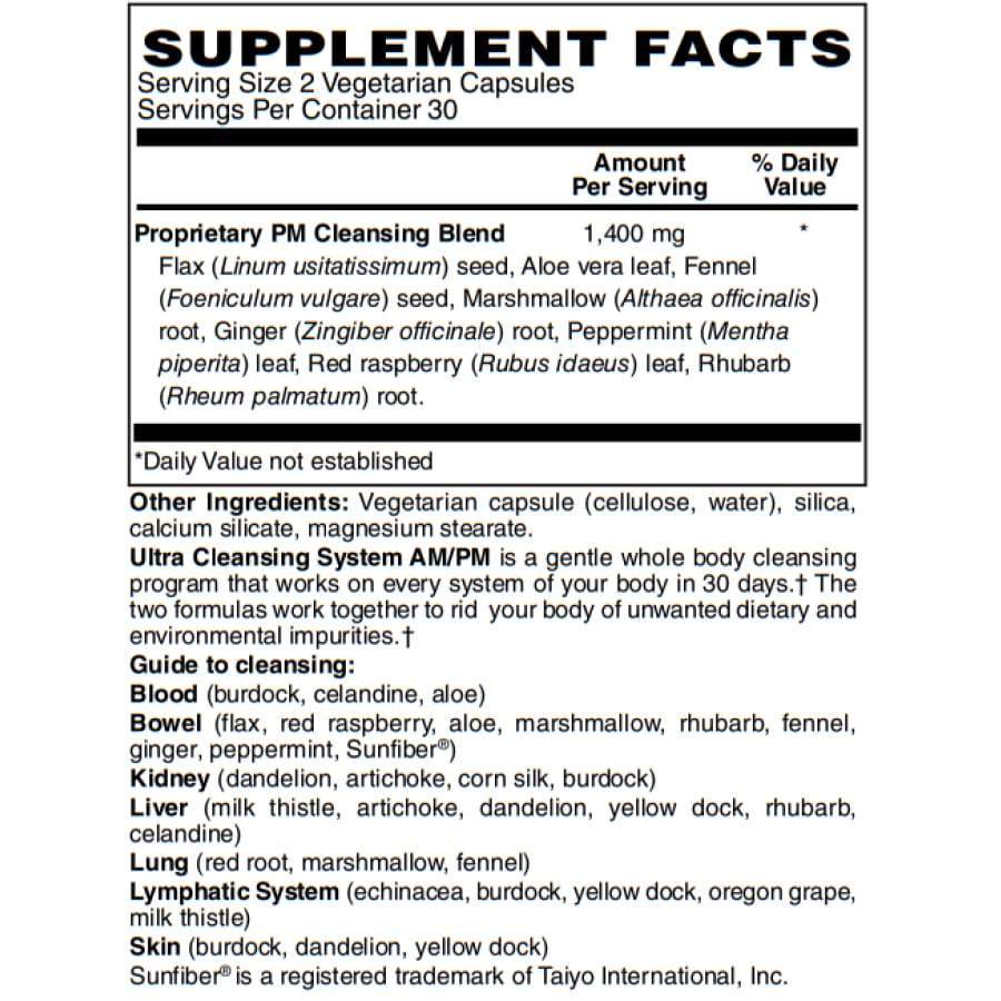 Ultra Cleansing System AM/PM Vegetarian Capsules - 30-Day Kit by BariatricPal - High-quality Detox & Cleanse Supplements by BariatricPal at BariatricPal Store