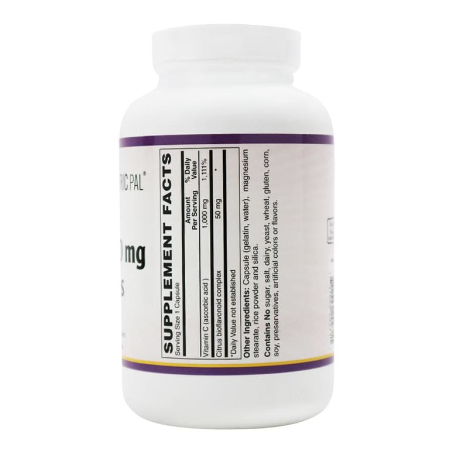 Vitamin C-1000 with 50mg Citrus Bioflavonoid Capsules by BariatricPal - High-quality Vitamin C by BariatricPal at BariatricPal Store
