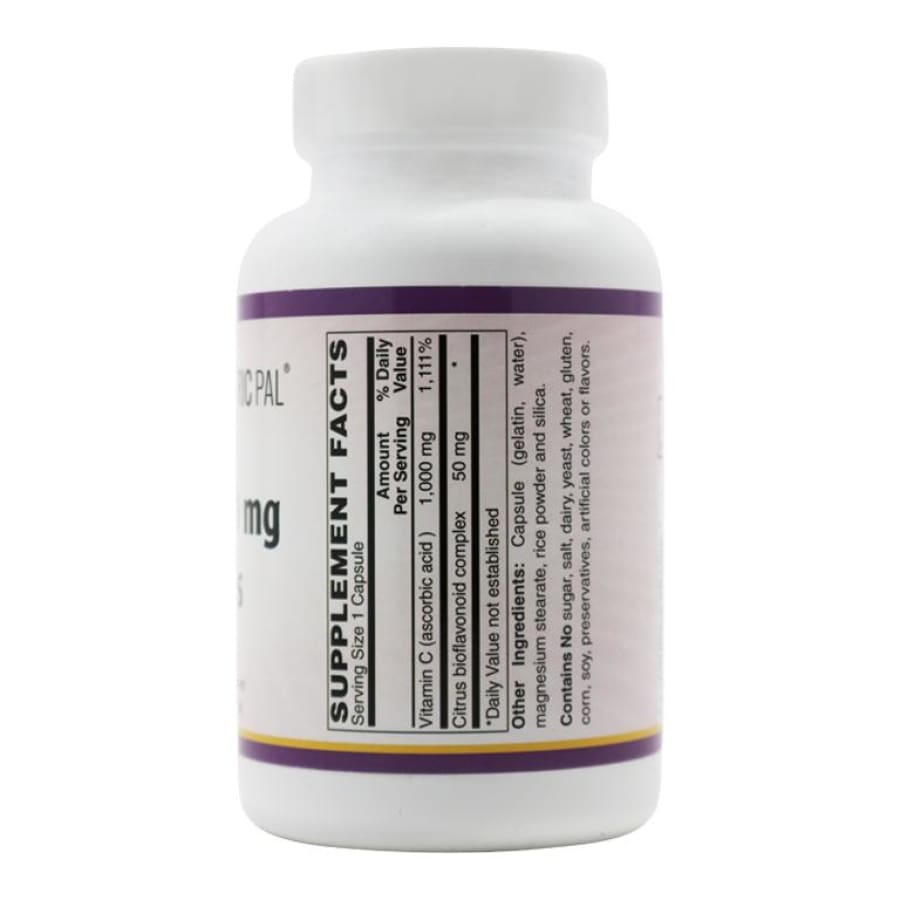 Vitamin C-1000 with 50mg Citrus Bioflavonoid Capsules by BariatricPal - High-quality Vitamin C by BariatricPal at BariatricPal Store