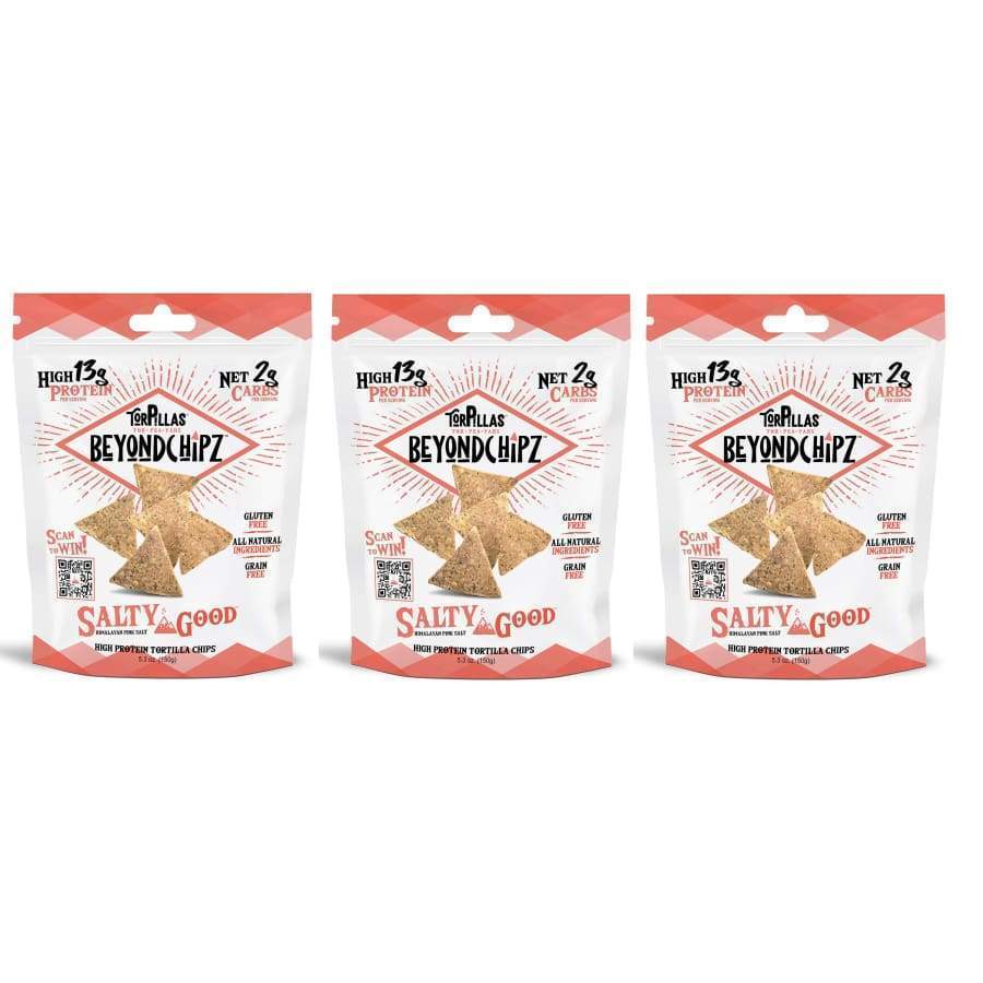 BeyondChipz High Protein Torpillas - Salty Good - High-quality Protein Chips by BeyondChipz at BariatricPal Store