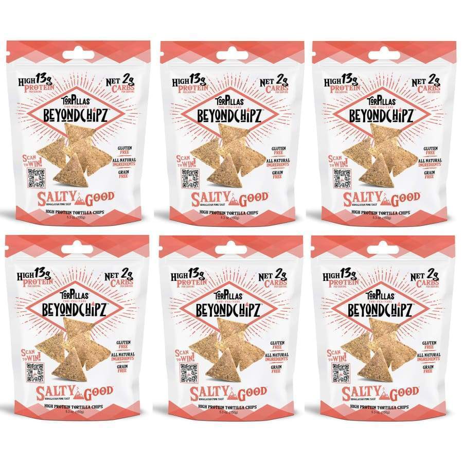 BeyondChipz High Protein Torpillas - Salty Good - High-quality Protein Chips by BeyondChipz at BariatricPal Store