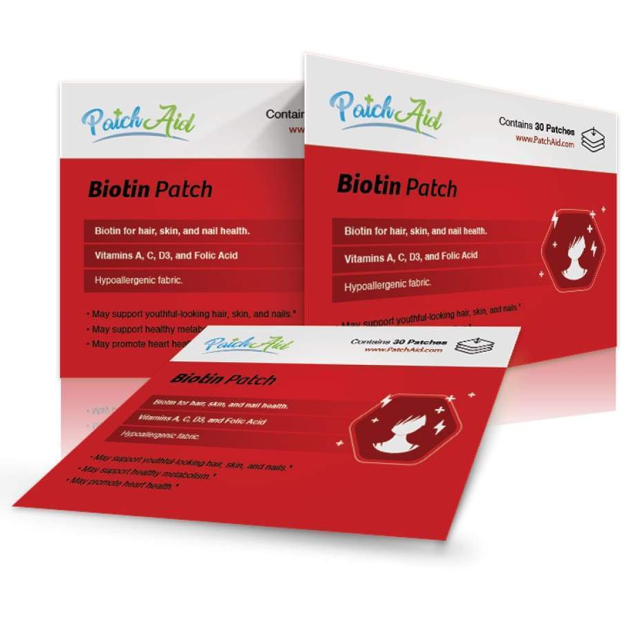 Biotin Plus Vitamin Patch for Hair, Skin, and Nails by PatchAid - High-quality Vitamin Patch by PatchAid at BariatricPal Store