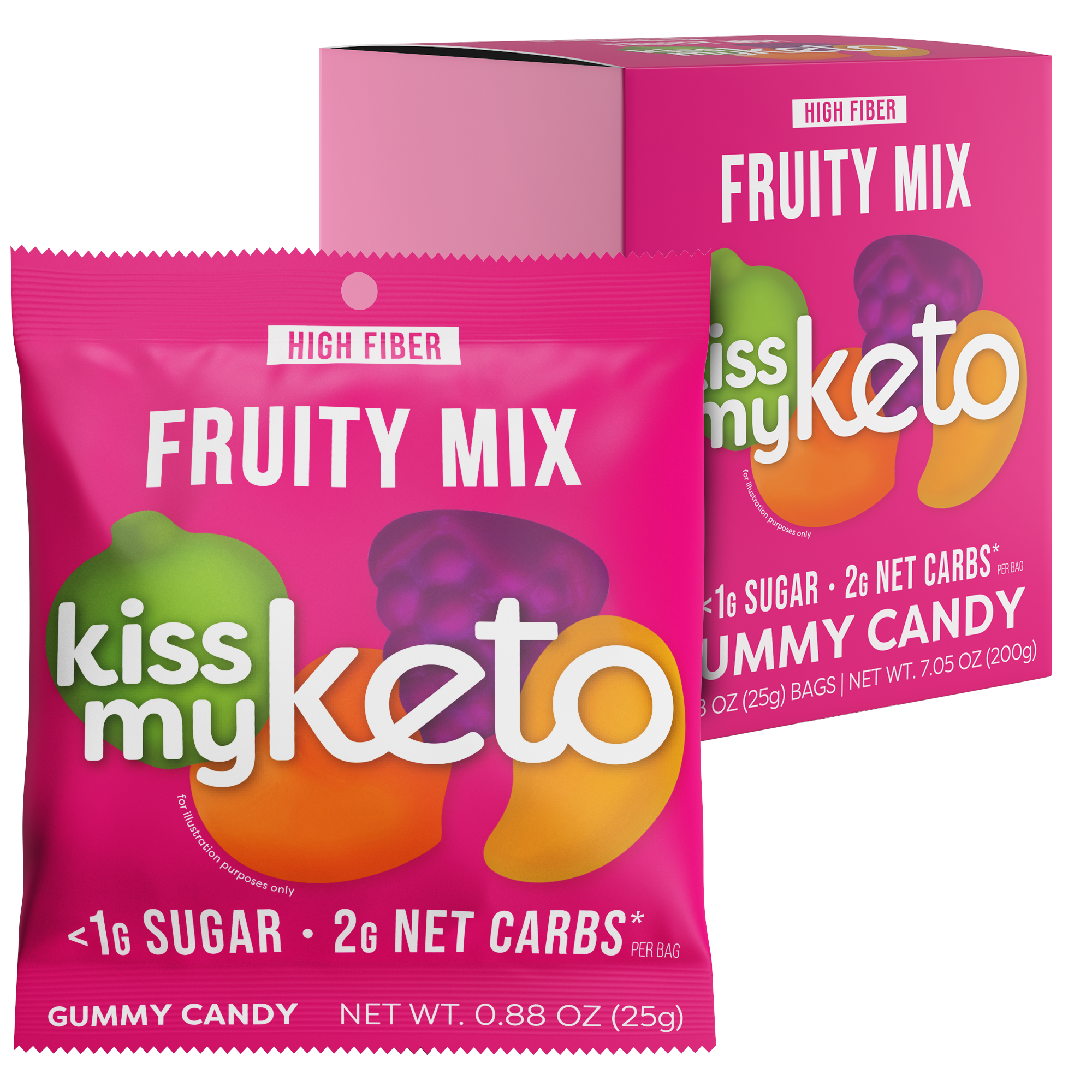 Kiss My Keto Keto Gummies - Fruity Mix - High-quality Gummies by Kiss My Keto at BariatricPal Store