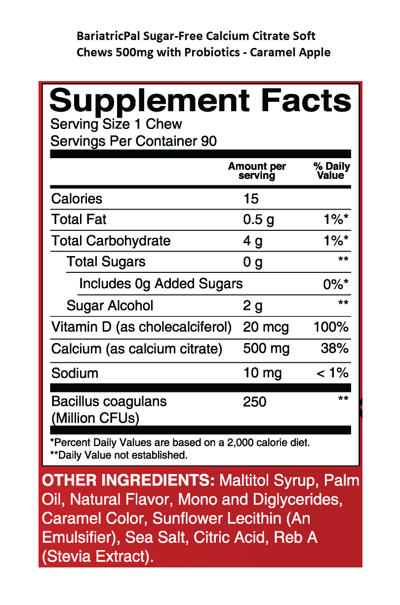 Gastric Band Complete Bariatric Vitamin Pack by BariatricPal - Chewables - High-quality Vitamin Pack by BariatricPal at BariatricPal Store