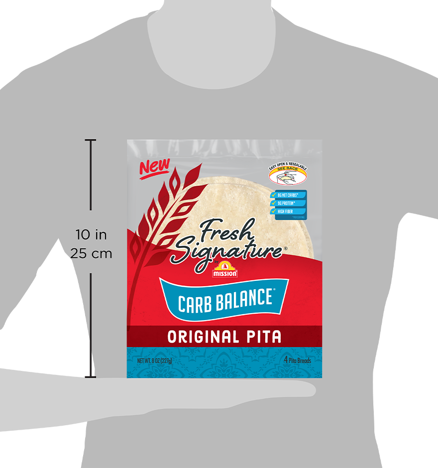 Mission Foods Carb Balance Fresh Signature Pita 4 Pita Breads - High-quality Protein by Mission Foods at BariatricPal Store
