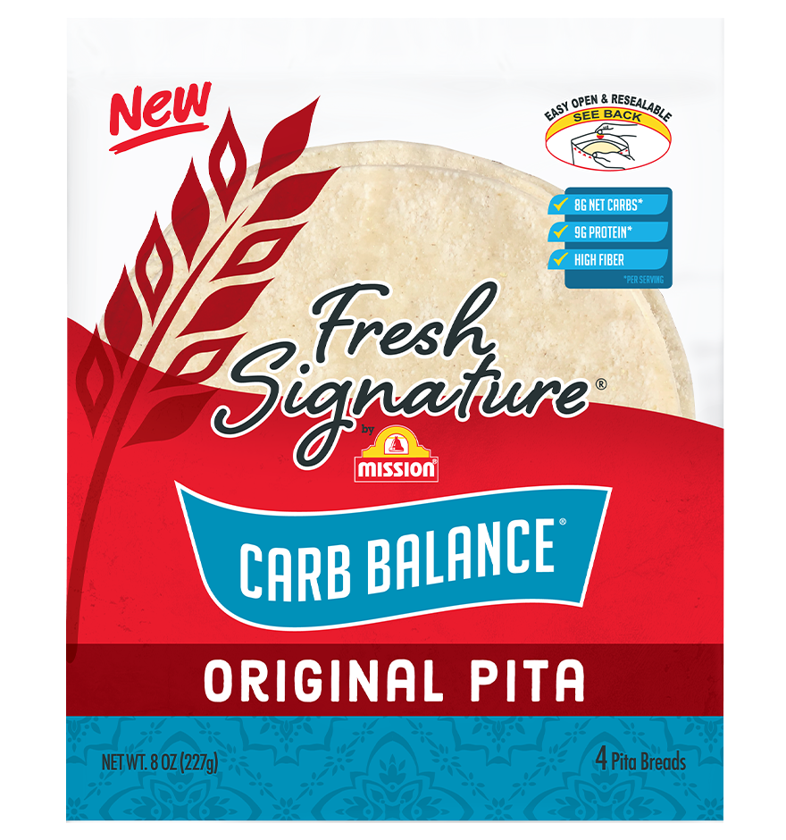 Mission Foods Carb Balance Fresh Signature Pita 4 Pita Breads