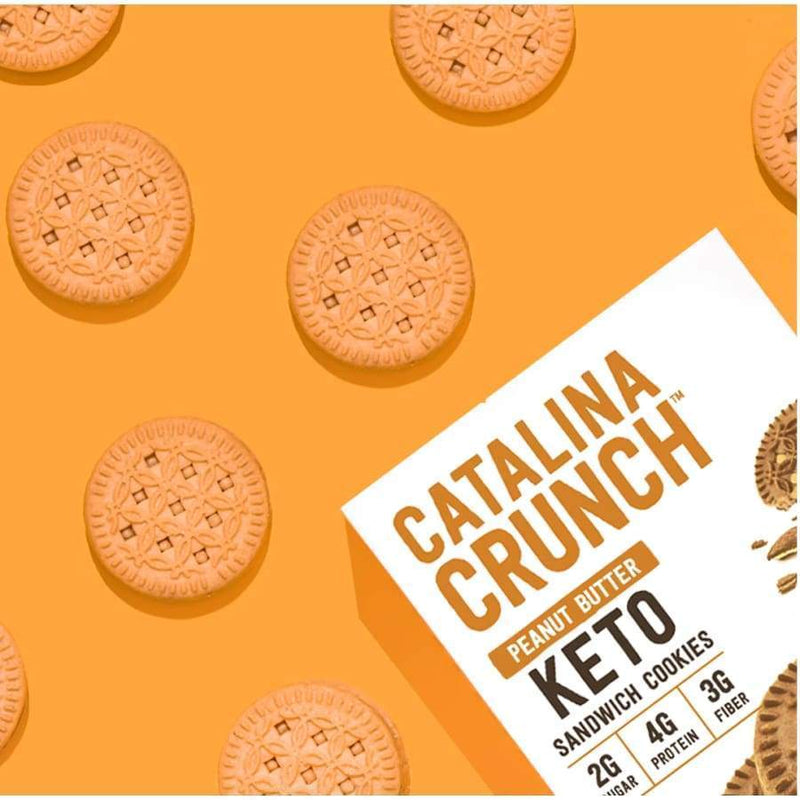 Catalina Crunch Keto Sandwich Cookies - Peanut Butter - High-quality Cakes & Cookies by Catalina Crunch at 