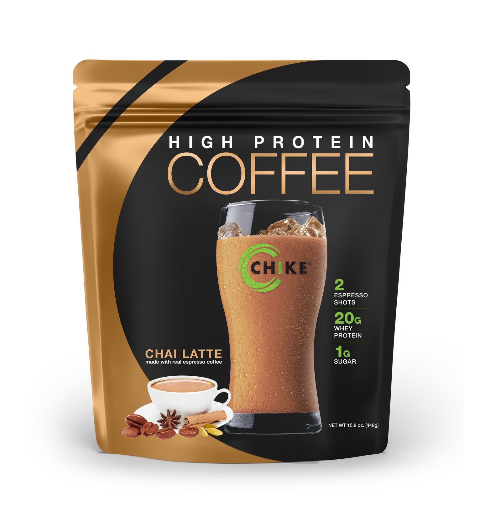 Chike Nutrition High Protein Iced Coffee (16 oz Bags) - High-quality Protein Powder Tubs by Chike Nutrition at BariatricPal Store