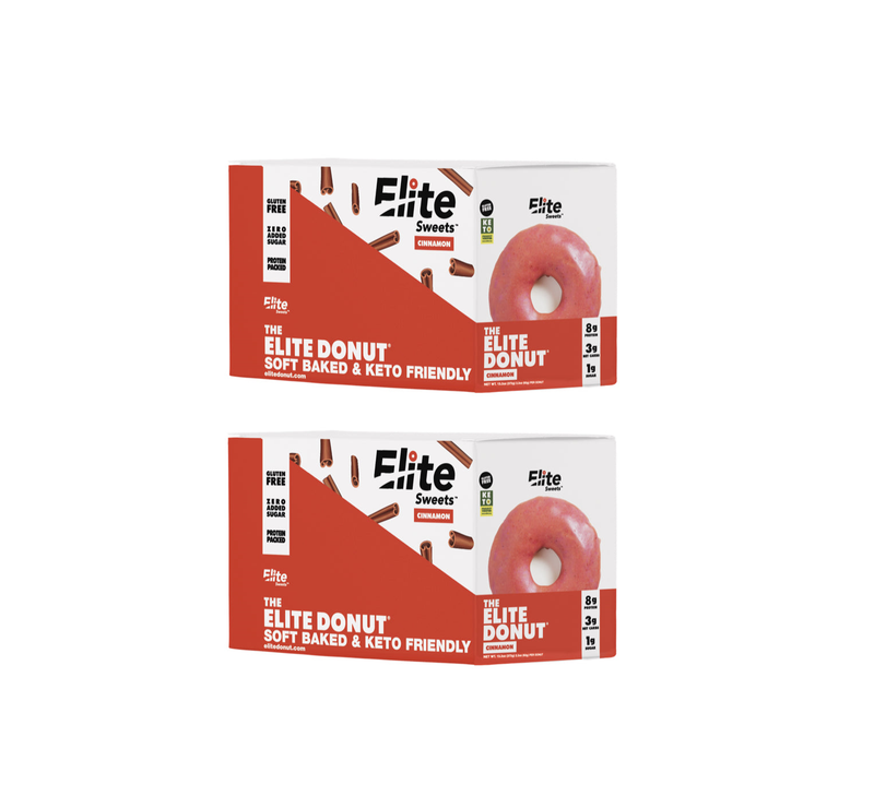 Elite Sweets High-Protein & Low-Carb Donut - Cinnamon