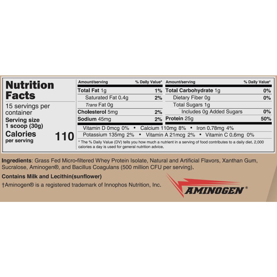 Clean Whey™ Protein (25g) by BariatricPal with Probiotics - Vanilla (15 Servings) - High-quality Protein Powder Tubs by BariatricPal at BariatricPal Store