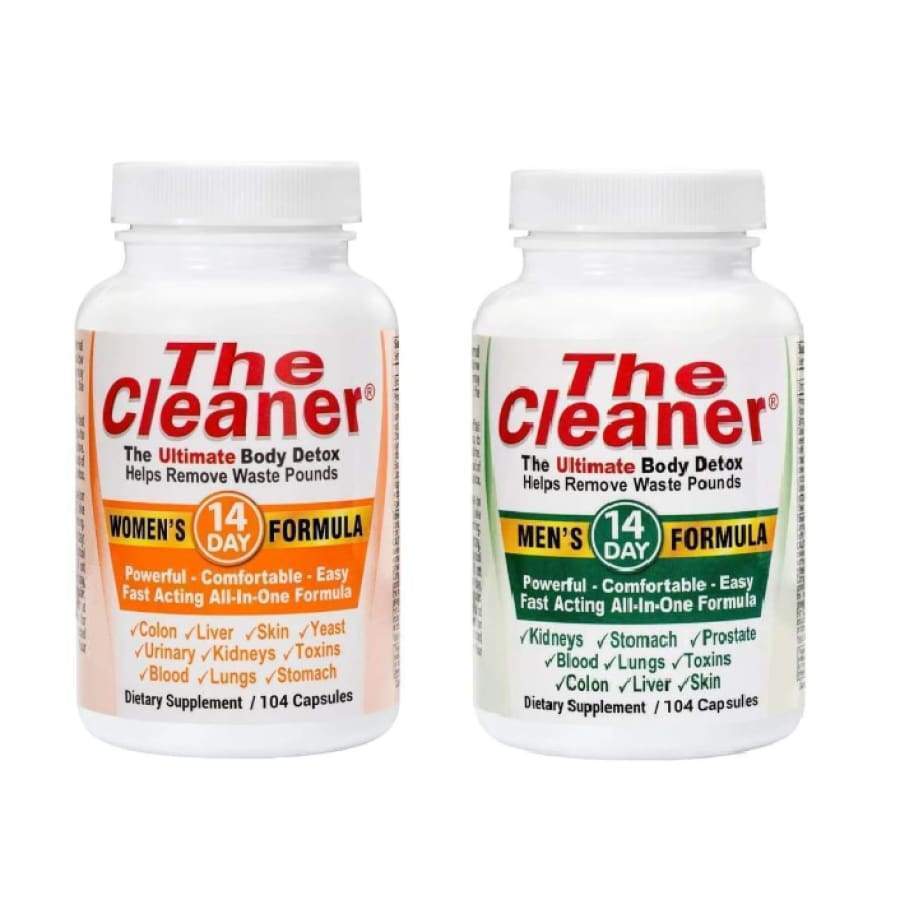 The Cleaner® His and Hers Formula Kit: The Ultimate Body Detox - High-quality Detox & Cleanse Supplements by The Cleaner at 