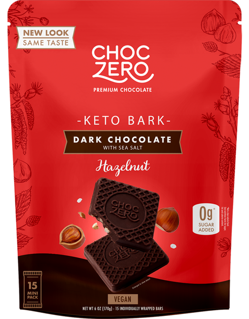 #Flavor_Dark Chocolate with Sea Salt with Hazelnuts #Size_6 oz.