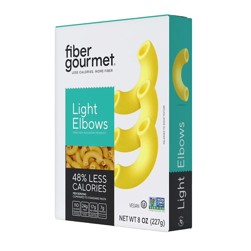 Fiber Gourmet Light Pasta - Elbow - High-quality Pasta by Fiber Gourmet at BariatricPal Store