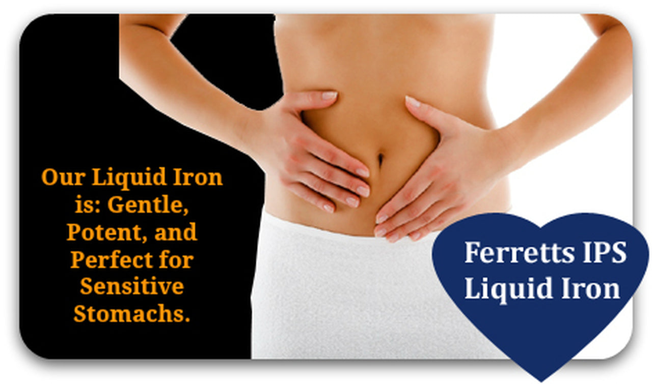 Ferretts IPS Iron (40mg) Supplement - Liquid (8oz) - High-quality Iron by Pharmics at BariatricPal Store