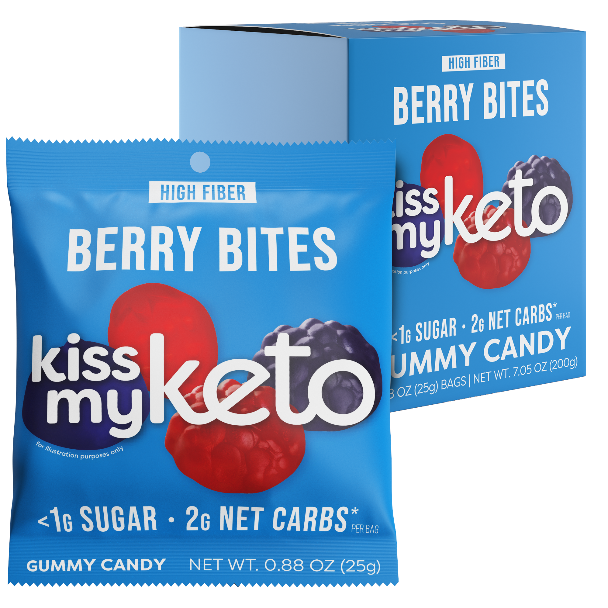 Kiss My Keto Keto Gummies - Berry Bites - High-quality Gummies by Kiss My Keto at BariatricPal Store