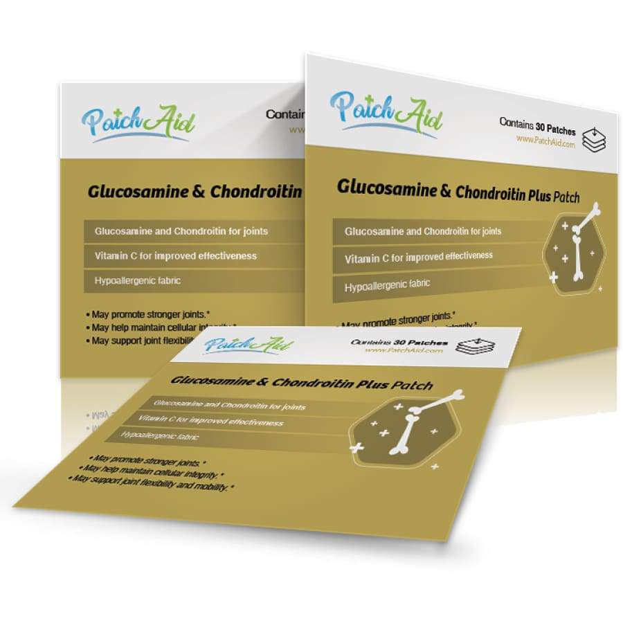 Glucosamine and Chondroitin Topical Plus Vitamin Patch by PatchAid - High-quality Vitamin Patch by PatchAid at BariatricPal Store