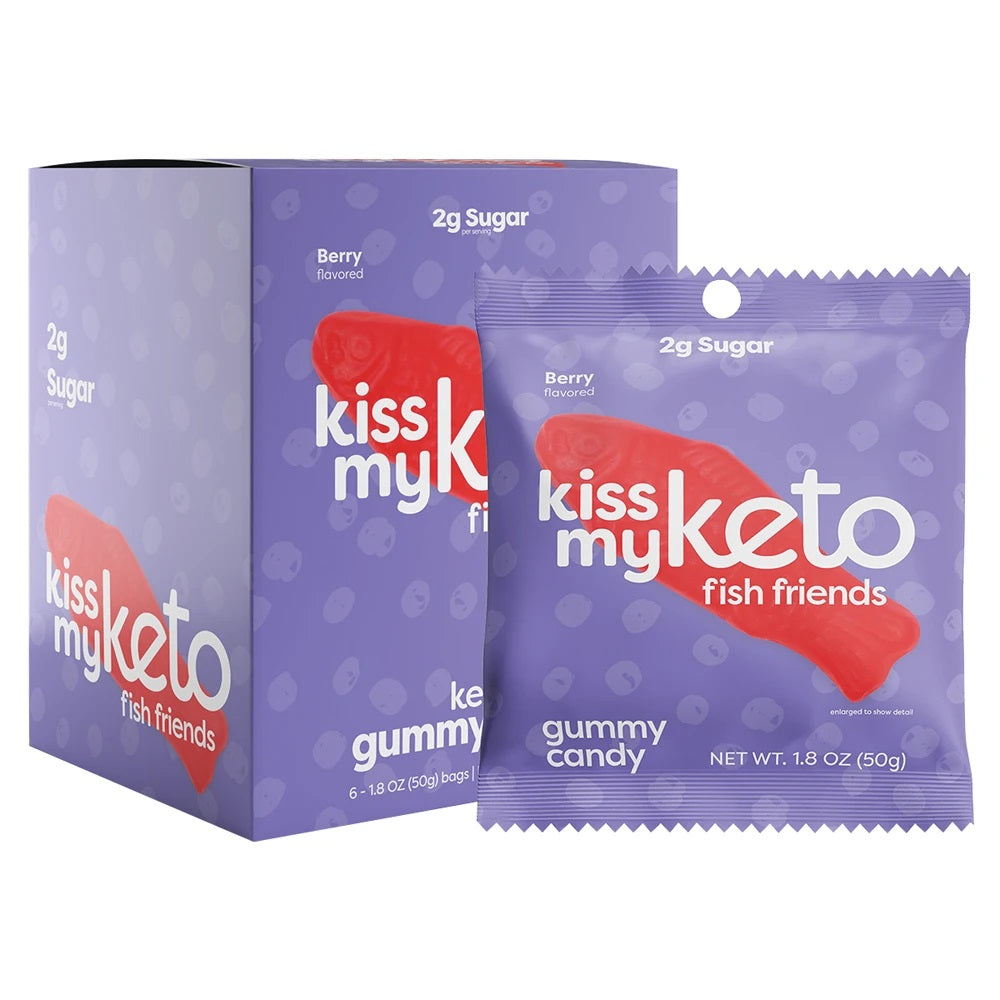 Gummy Candy by Kiss My Keto - Fish Friends - High-quality Candies by Kiss My Keto at BariatricPal Store