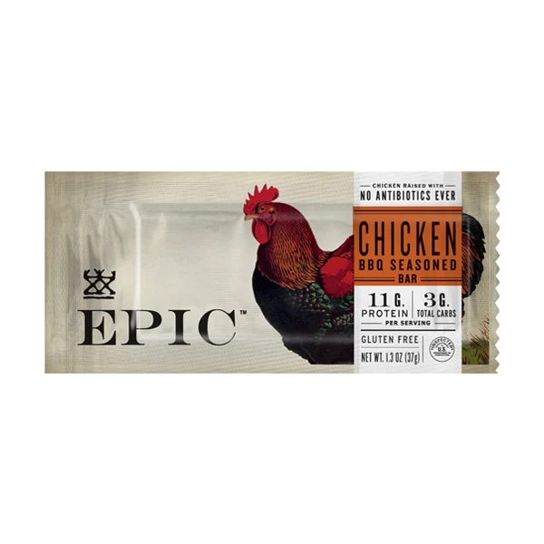 Epic Meat Bar - Seasoned Chicken BBQ - High-quality Meat Bar by Epic at BariatricPal Store