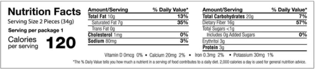 Keto Wise Fat Bombs - Peanut Butter Cup Patties - High-quality Candies by Keto Wise at BariatricPal Store