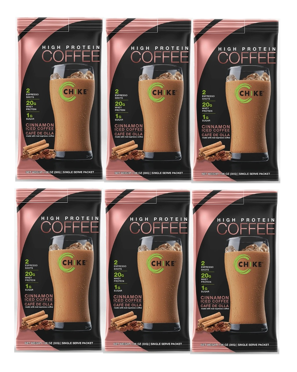 Chike Nutrition High Protein Iced Coffee Single Packets - High-quality Single Serve Protein Packets by Chike Nutrition at BariatricPal Store