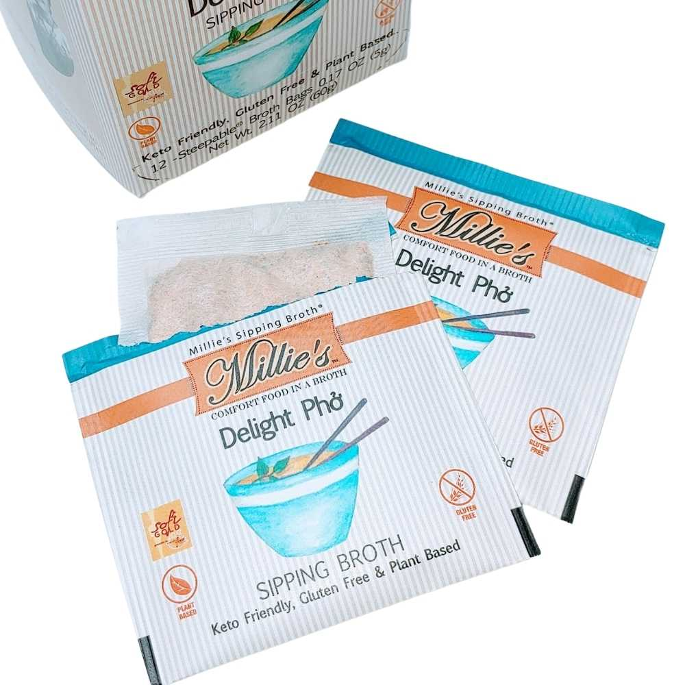 Millie's Sipping Broth - Delight Pho - High-quality Broth by Millie's at BariatricPal Store