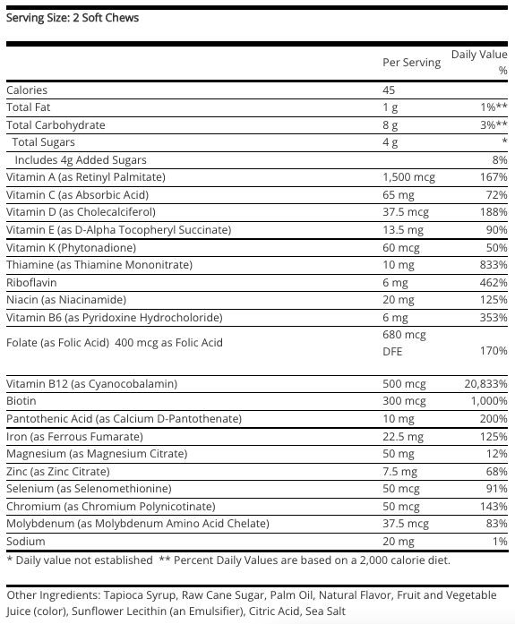 ProCare Health Bariatric Multivitamin Soft Chews Multi-Flavor - High-quality Multivitamins by ProCare Health at BariatricPal Store