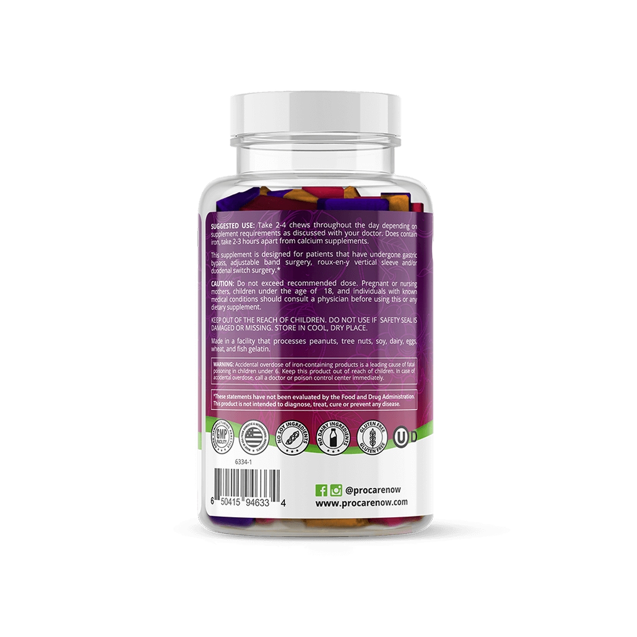 ProCare Health Bariatric Multivitamin Soft Chews Multi-Flavor - High-quality Multivitamins by ProCare Health at BariatricPal Store