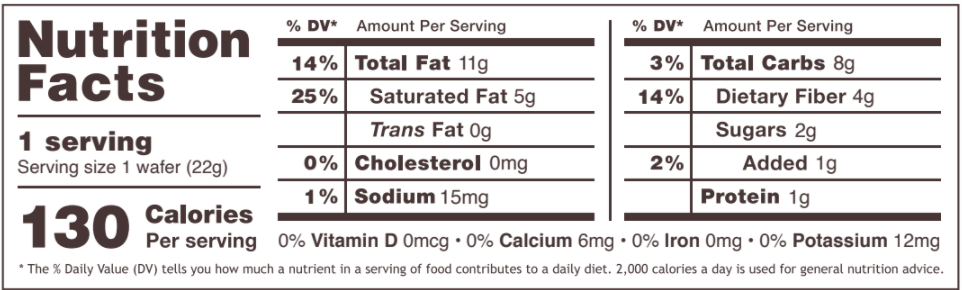 Wafer Snacks by Rip Van - Chocolate Hazelnut - High-quality Cakes & Cookies by Rip Van at BariatricPal Store