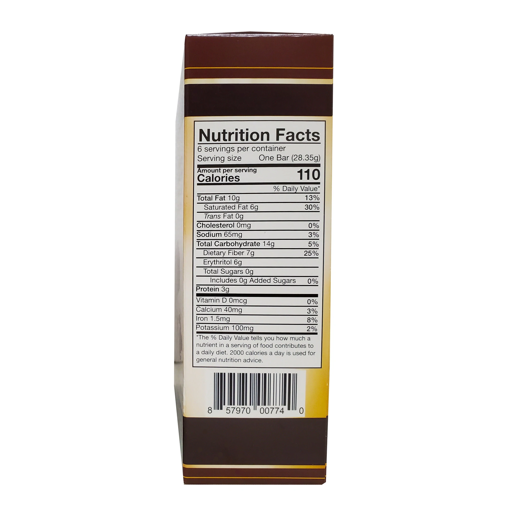 Keto Wise Fat Bombs - Dark Chocolate Bar - High-quality Candies by Keto Wise at BariatricPal Store