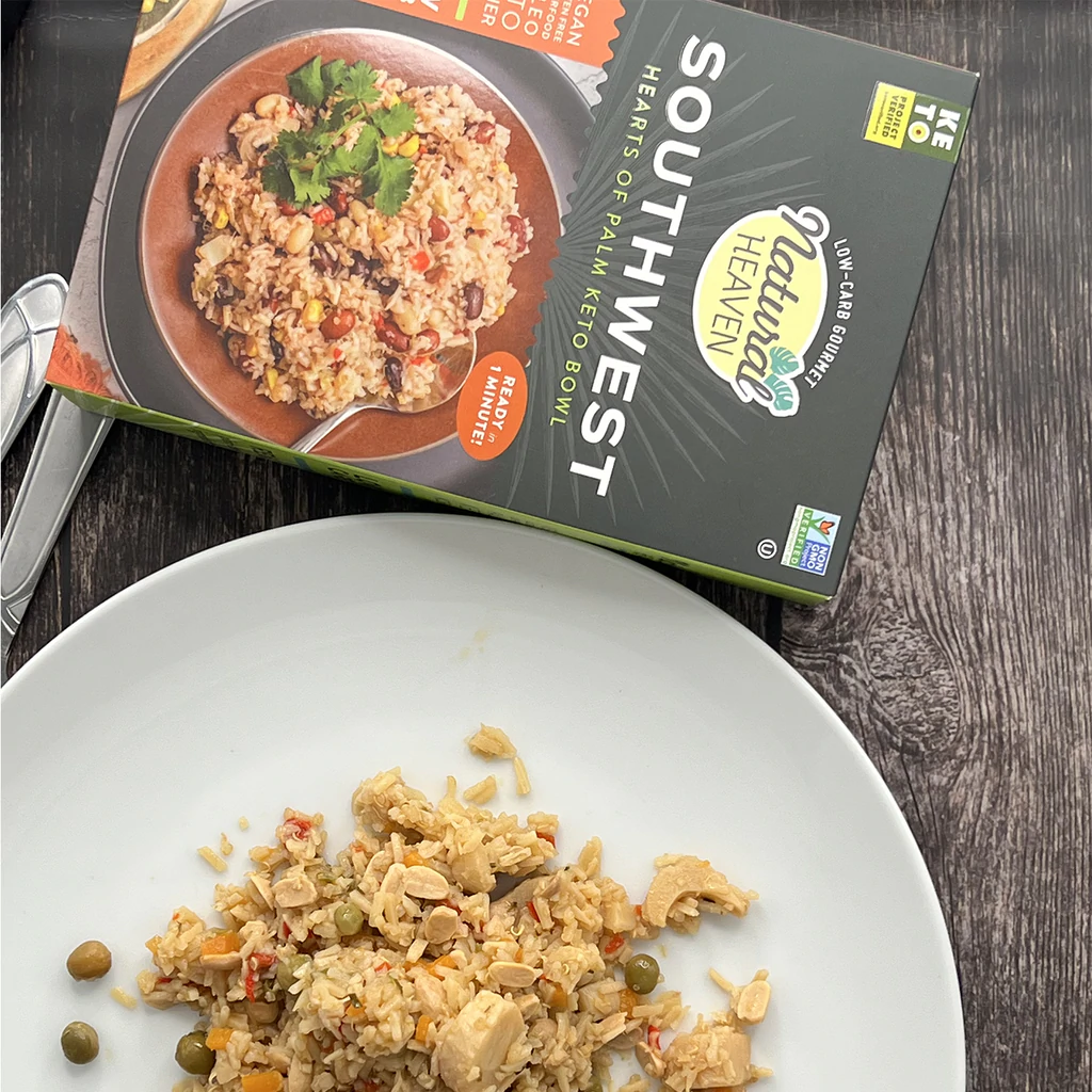 Riced Hearts of Palm Pasta Keto Bowl Ready Meal by Natural Heaven - Variety Pack - High-quality Pasta by Natural Heaven at BariatricPal Store