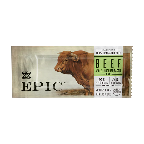 Epic Meat Bar - Beef Apple Bacon - High-quality Meat Bar by Epic at BariatricPal Store