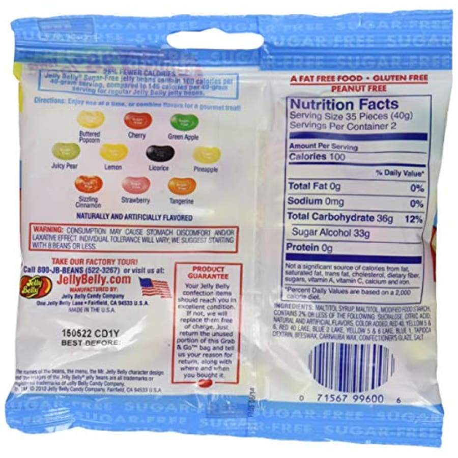 Jelly Belly Sugar-Free Jelly Beans - Assorted Flavors - High-quality Candies by Jelly Belly at BariatricPal Store