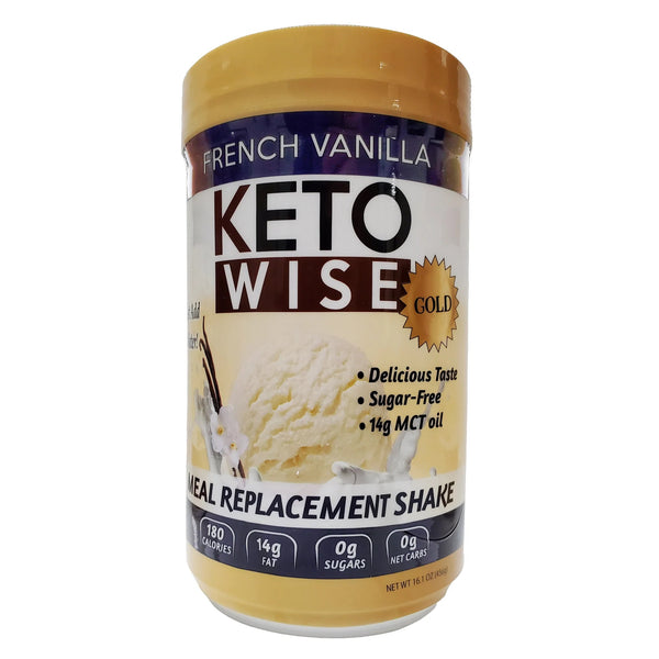 Keto Wise Meal Replacement Shake - French Vanilla - High-quality Meal Replacements by Keto Wise at 