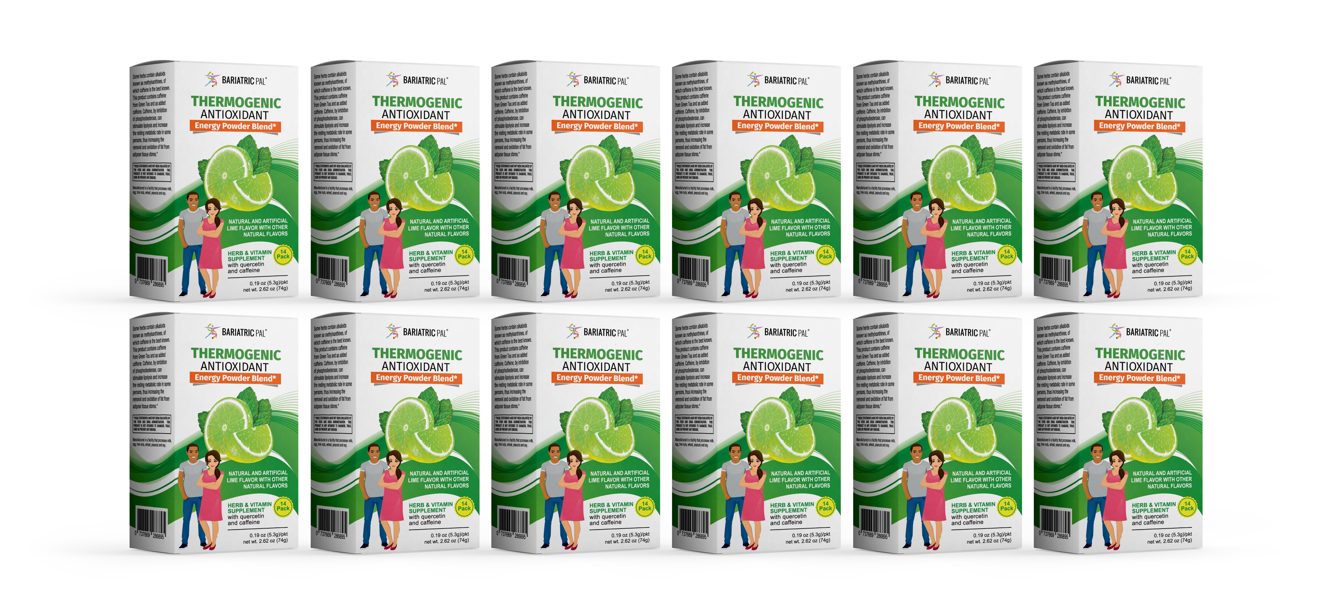 BariatricPal Thermogenic Antioxidant Energy Powder Blend - Available in 3 Flavors! - High-quality Metabolism Booster by BariatricPal at 